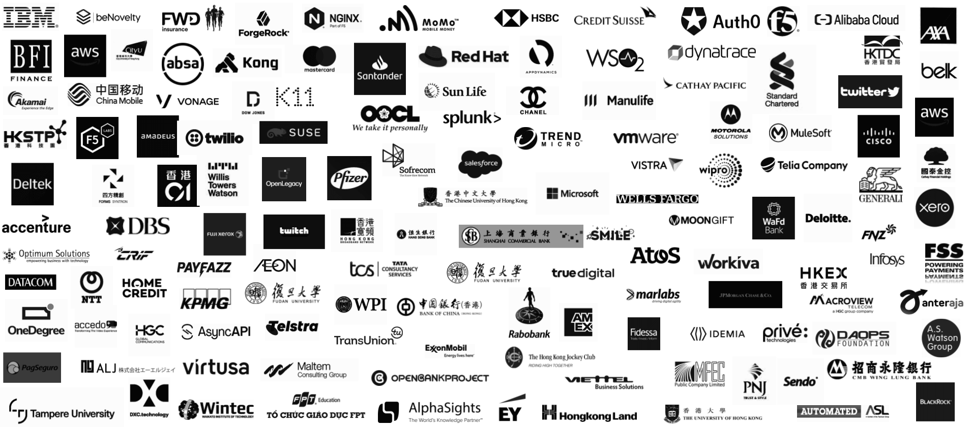 Apidays Live Hong Kong 2020 Participants Logo Wall